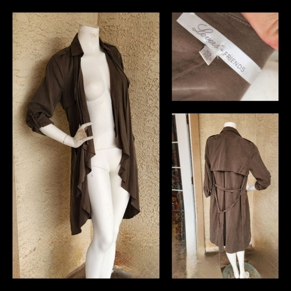 Lovers +‎ Friends Morning View Coat Moss - Picture 2 of 2